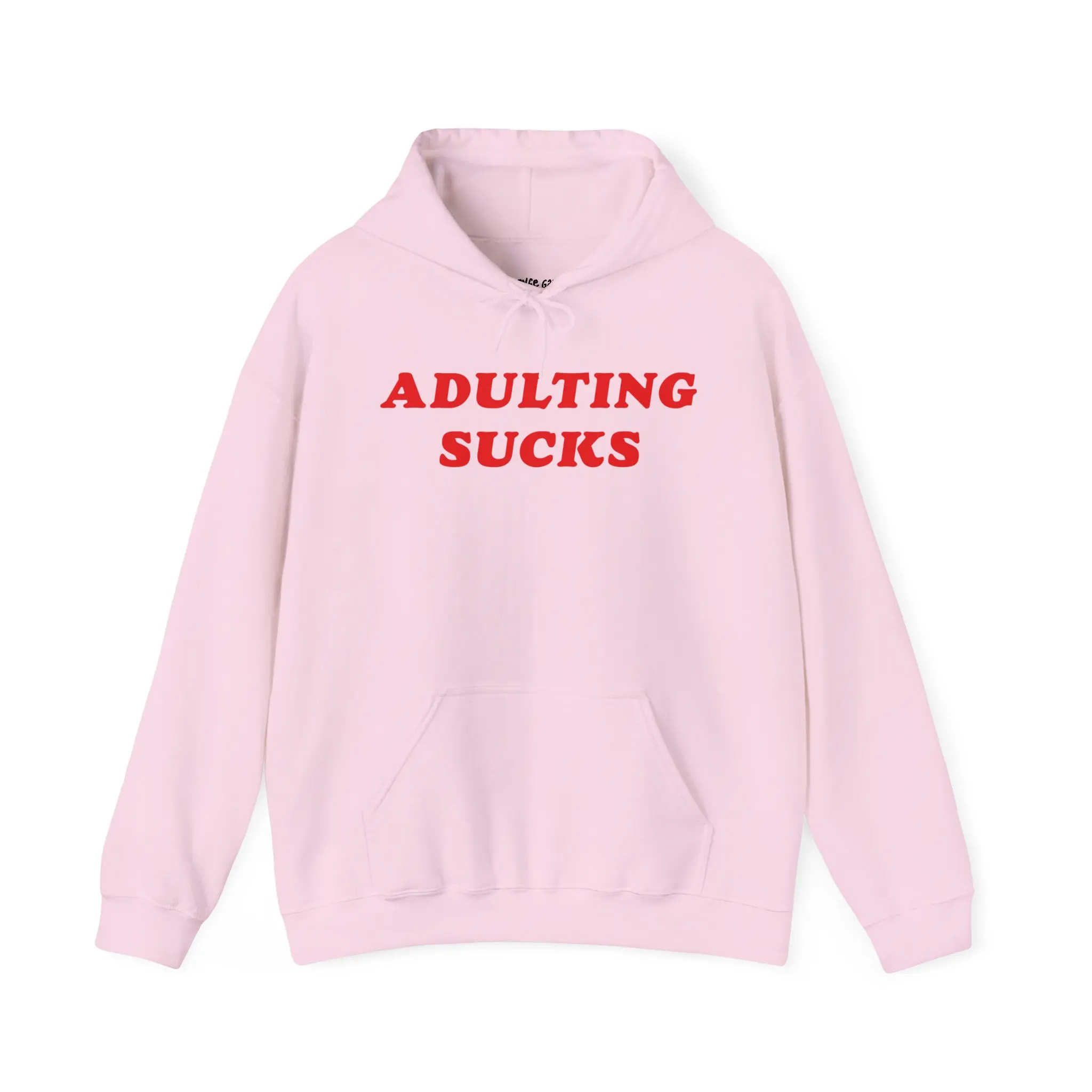 Adulting Sucks Hoodie, Funny Graphic Hoodie
