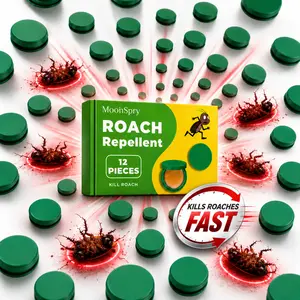 MoonSpry Roach , Powerful Cockroach Killer Bait for Home & Office | Indoor Outdoor Roach Bait | Fast-Acting Roach Killer with Long-Lasting Effect | Child & Pet Safe Pest | Kills Roaches away Insect Repellent Commercial Roach