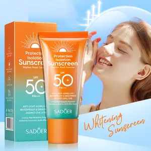 Multi-Care Isolation Sunscreen SPF 50+ PA+++ | Waterproof Sweatproof Non-Greasy | Brightens & Moisturizes Skin Facial Skin Repair