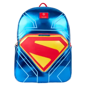 Superman Light Up Glow Full-Size Backpack Superman Light Up Glow Full-Size Backpack