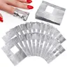 Makartt Gel Polish Remover Foil Wraps - 100Pcs with 1.18in Pre-Attached Organic Lint-Free Cotton Pads, for Soak-Off Gel, Dip Powder, Acrylic Powder, Nail Glue Remover, DIY Home Manicure Care, Diy Nails At Home