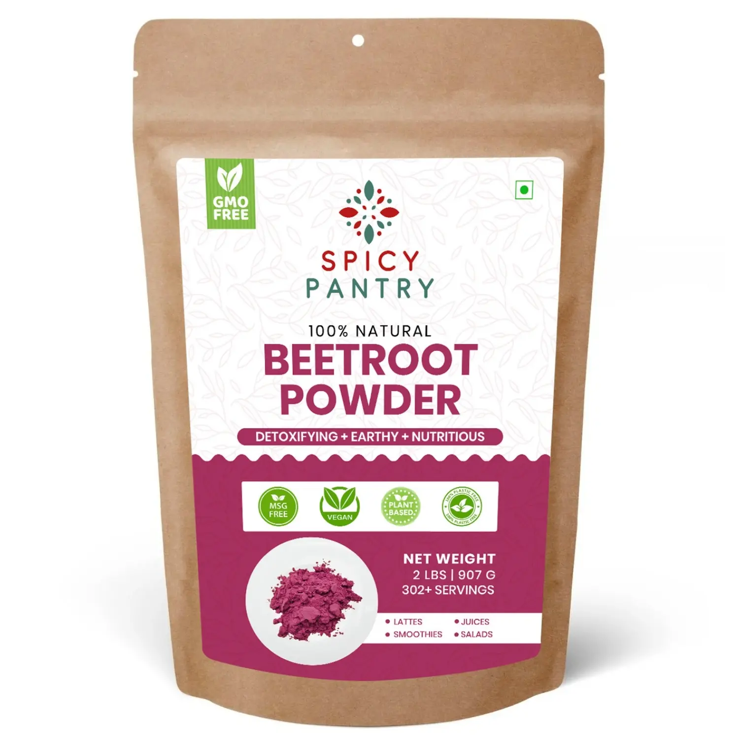 Spicy Pantry Beetroot Powder – Finely Ground Beet Powder for Cooking, Drinks & Color
