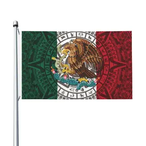 Mexico Flag, 3x5ft Decorative Mexico Flag, Wall Hanging Decoration, Indoor & Outdoor Mexico Banner, Garden & Patio Decoration Supplies