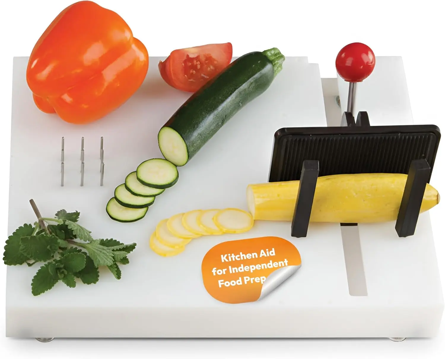 Adaptive One-Handed Cutting Board with Suction Base & Adjustable Clamp