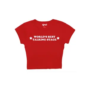World's Best Talking Stage Y2K Cotton T-Shirt