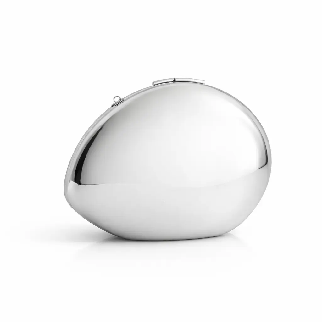 Mirrored Chrome Clutch