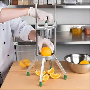 New Sier 4 Section Citrus Cutter Commercial Orange Tool Storage Wedger Slicer Opener Restaurant kitchen Fruit Vegetable Lemon Lime Wedge Easy Best 8"L x 8"W x 19"H of Set