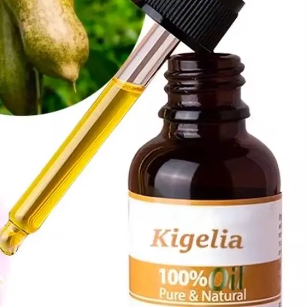 Organic Kigelia Africana Plant Oil Remedy, Natural Feminine Intimate Care Cosmetic Oil, 10ml After-Shower Body Care Product, 18-Month Shelf Life