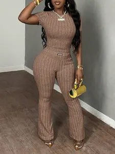 Crew Neck Short Sleeve & Pant Set