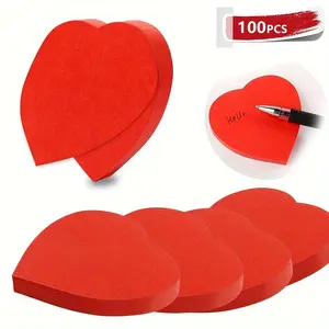 Heart Shaped Self Adhesive Label, 100/200/4800pcs Gift Wrapping Card, Decorative Card Label for Friend & Family & Colleague