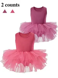 Girls' Ballet Dance Leotard, Dance Clothing, Sleeveless Fitted Costume for Dancers, Comfortable and Stylish, Perfect for Recitals and Performances