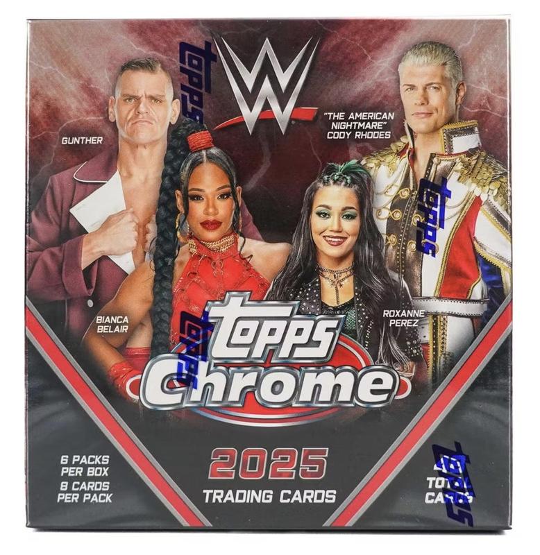 2025 Topps Chrome WWE Mega Trading Cards