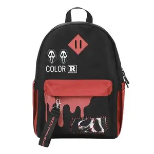 Ghost Face Mask and Blood Drip 16 1/2-Inch Backpack