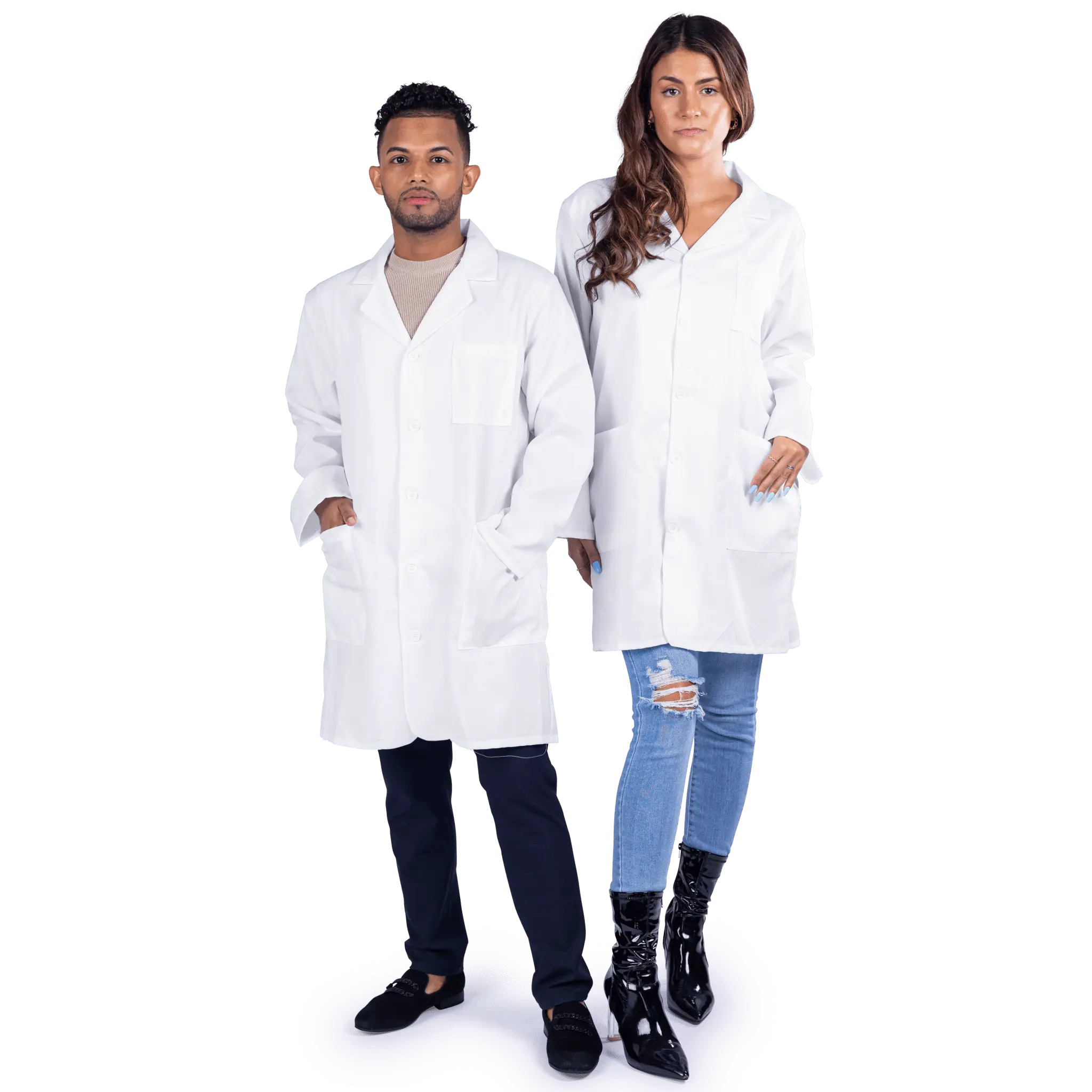 Costume Lab Coat For Adults - Doctor Play Costume with Front Pockets - Perfect for Career Day, Halloween, Pretend Play & l Dress-Up – Unisex Cosplay Costume