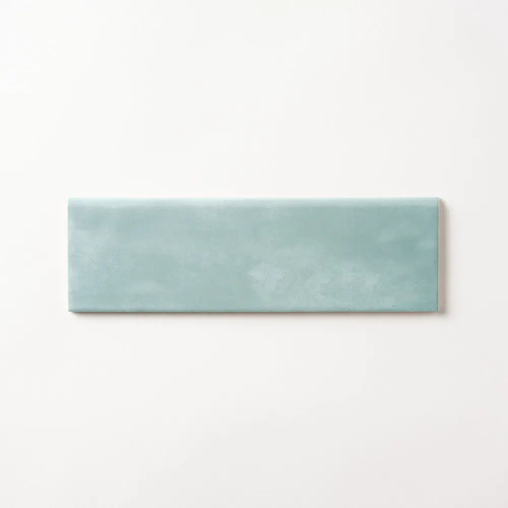 San Fran Aqua 3x10 Bullnose Ceramic Tile Glossy