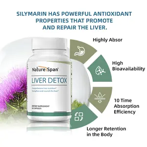 Naturespan Silymarin and Curcumin, Dietary Supplement to Support Liver Health, Antioxidants, Detoxification, and Liver Function 60 Capsules Edible Healthcare Fitness