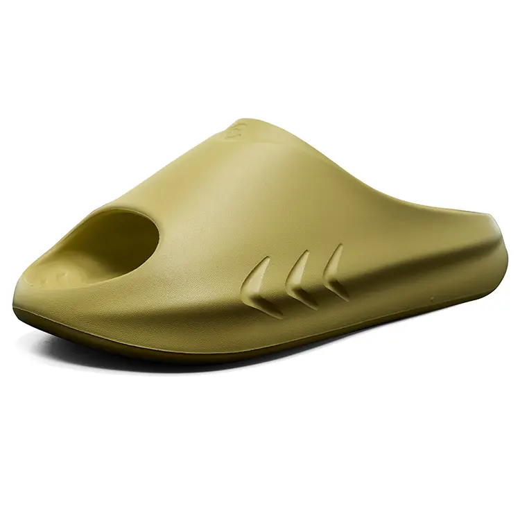 RIGORER Mini Shark Slides Men Women Comfortable Cushion Summer Casual Slippers ‘Green' [Z324160202-7]