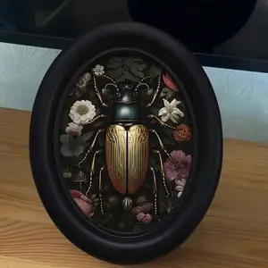 Vintage Art Style Grasshopper Wall Decor, Hanging Ornaments, Perfect for Halloween Christmas Thanksgiving Home Office Decoration, Room Wall Hanging