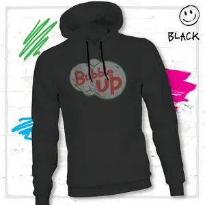 Three-Panel Fleece Hoodie (Bubble Up)