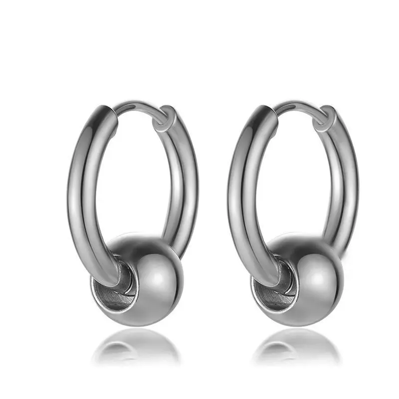 Silver Ball with Small Balls (Pair)