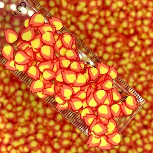 FAKE 6MM/10MM Flame Fire Polymer Clay Sprinkles (NOT EDIBLE) D36-27/36