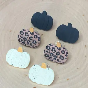 Pumpkin Stud Earrings - Cute and Simple Design for Everyday Wear