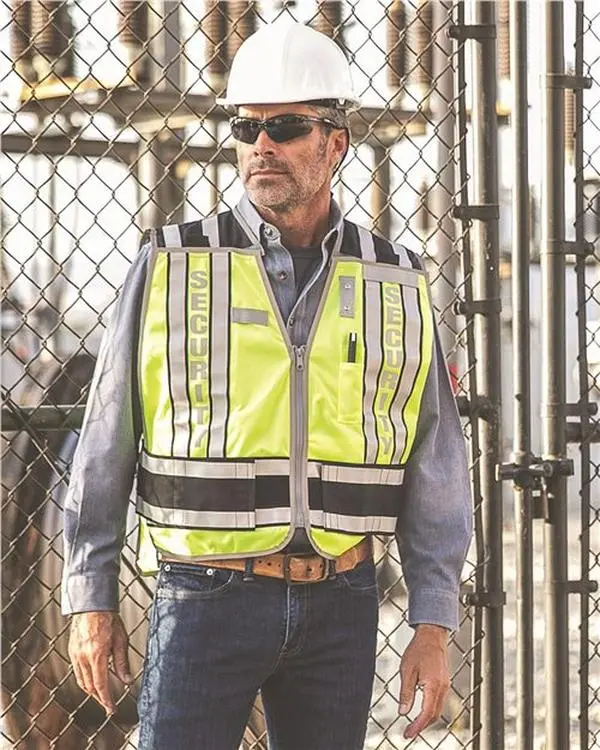 Custom Embroidered - Kishigo - Unisex Security Vest - 4007BZ