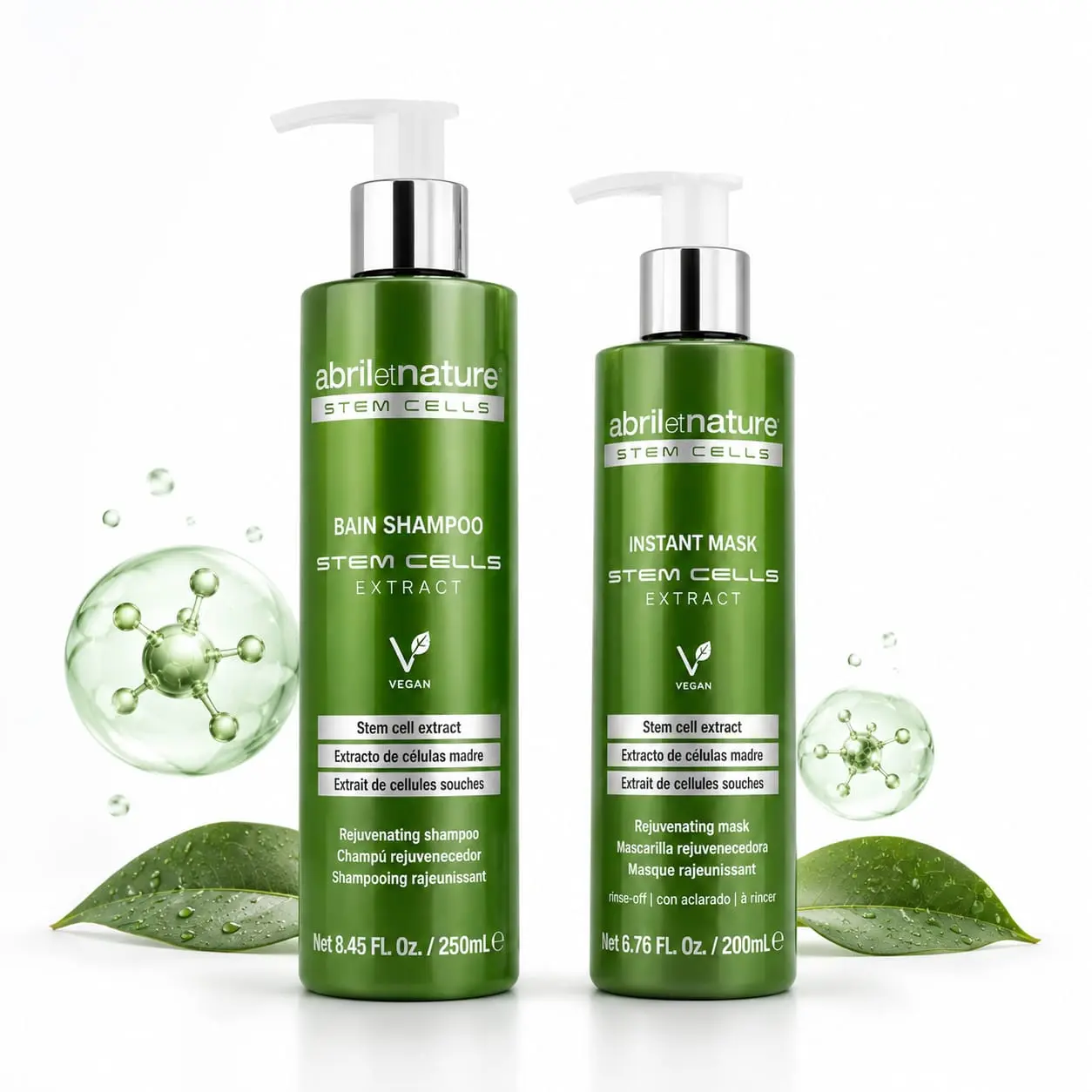 Shampoo 250ml & Instant Mask 200ml Stem Cells Cell Innove Bain Kit