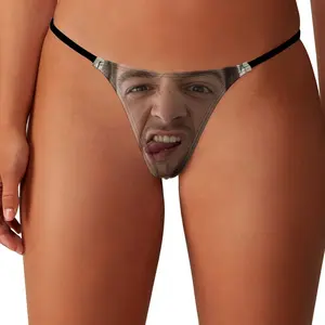 Personalized Thong Underwear for Women Featuring Your Own Design. This Sexy Lingerie Makes a Humorous And Romantic Gift for Your Girlfriend Or Wife, Perfect for Occasions Like Valentine'S Day, Anniversaries, Honeymoons, Bachelorette Parties