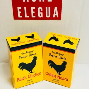 Spiritual Soap Black Chicken  Cleanser for Good Luck Protection Love & Bad Energy Clearing