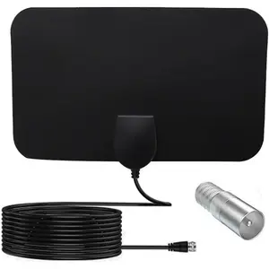 TV Antennas, HD Digital Antenna for Smart TV Indoor, 360°Signal Reception-Digital tv Antenna Indoor for Local Channels-Support 4K 1080p for All Type of HDTV Digital TV's
