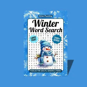 2100+ Word Search For Adults Large Print: A Fun & Relaxing Cozy Holiday Themed Word Find Puzzles Book For Seniors, 85 Winter & Christmas Word Searches With Solutions