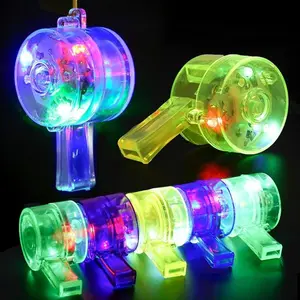 LED Light Up Whistle Bright Glow, Loud Sound Cheer Tool for Sports Fan, Lightweight Accessory for Concert Party Party gifts