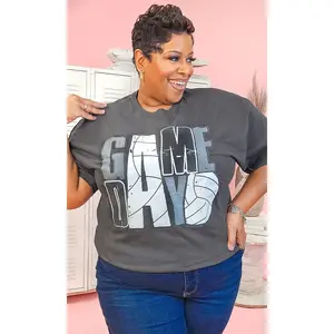 Game Day Stacked Volleyball Shirt