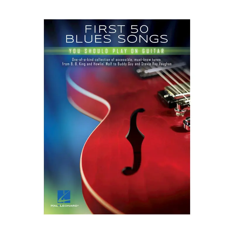 First 50 Blues Songs You Should Play on Guitar Books, Collectible Music Instruction Books for Guitar Players