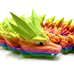 Articulating Crystal Dragon Figurine