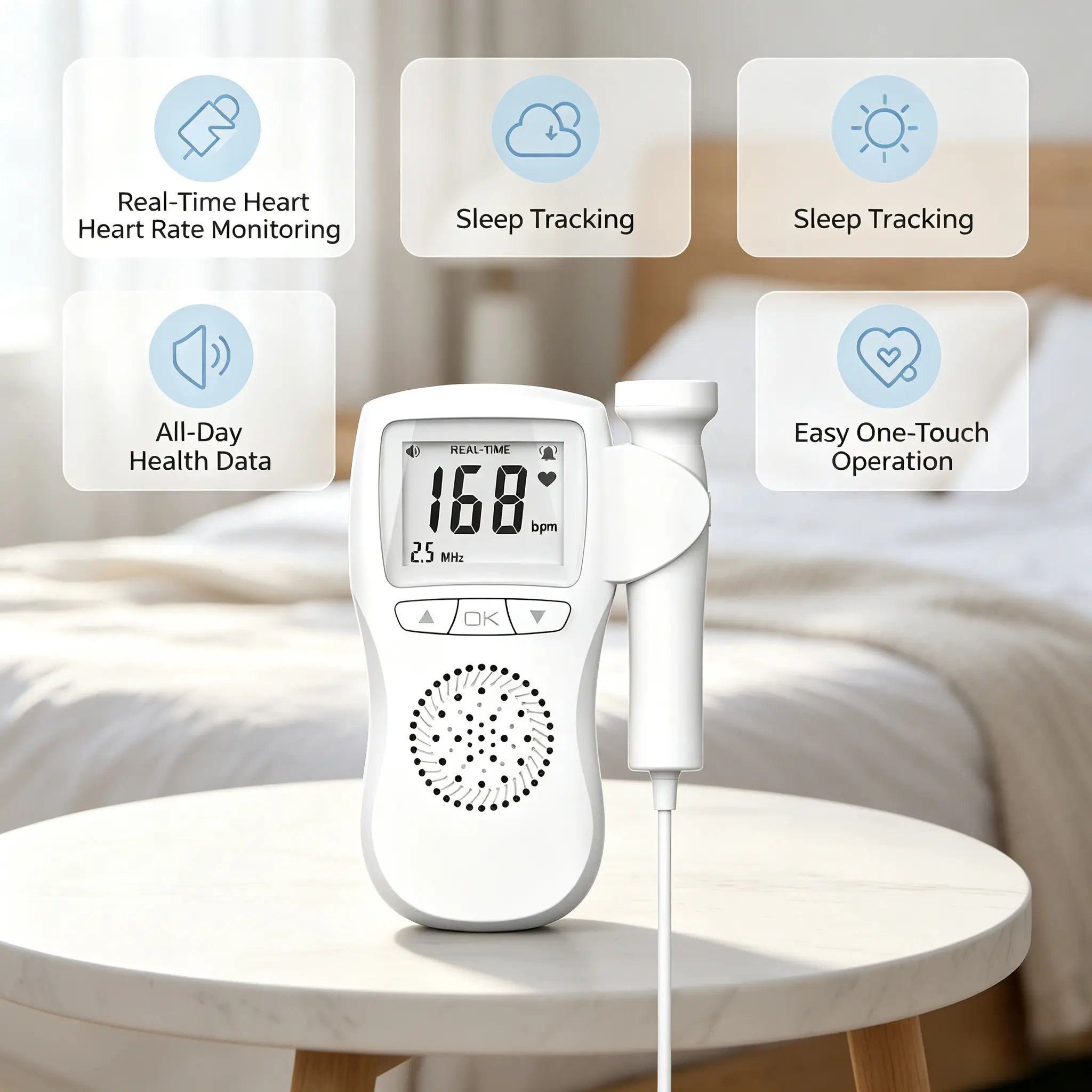 StylesSmart Portable Heart Rate Monitoring Wristband, Lightweight Flexible Silent Vibration Reminder Health Band For Home Daily Activity Recording Bedroom Sleep Heart Rate Tracking Rest Analysis For Adults Teenagers Children