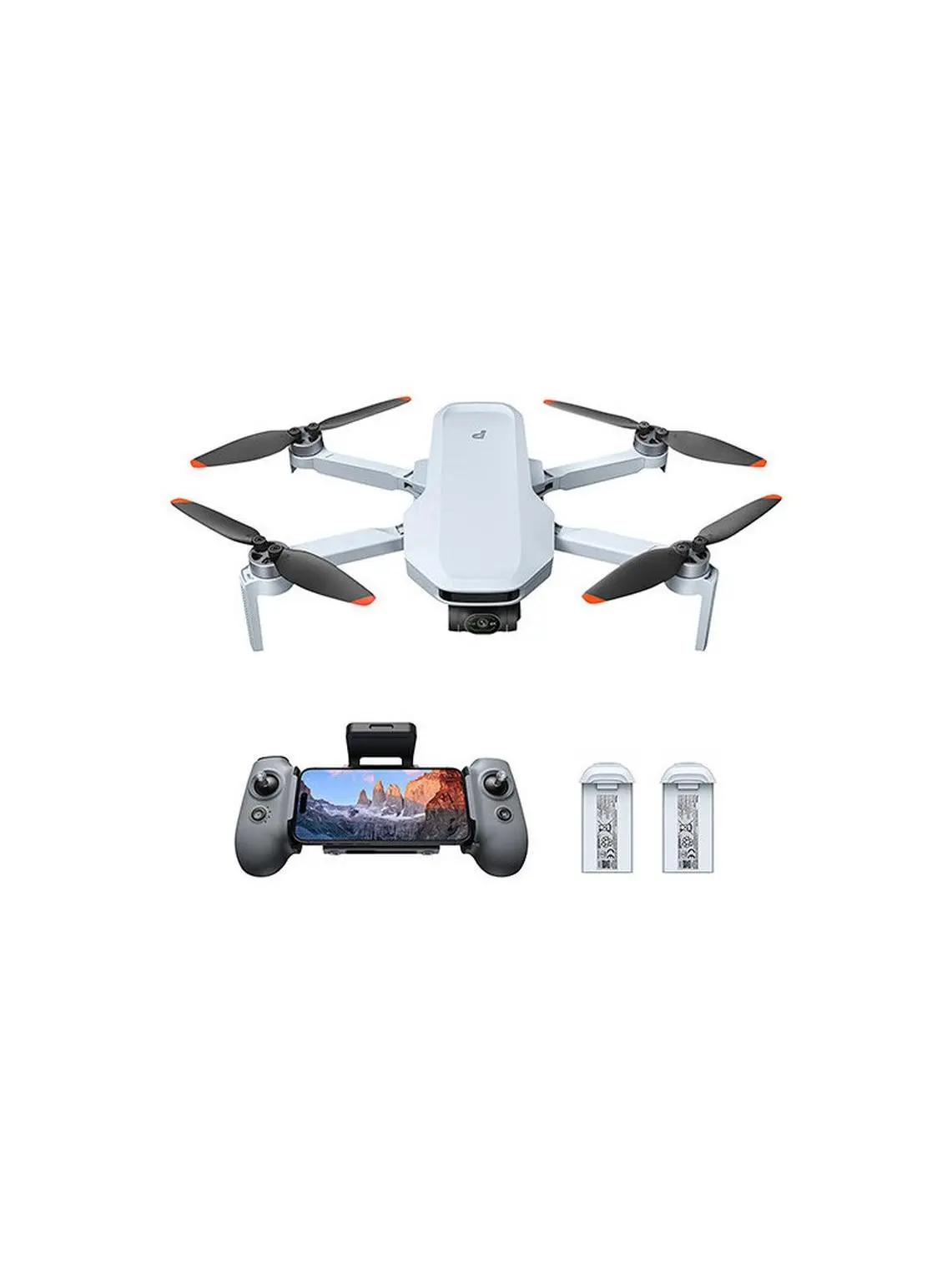 Potensic APM2530911 Atom 2 Expansion Drone Kit with Camera, White