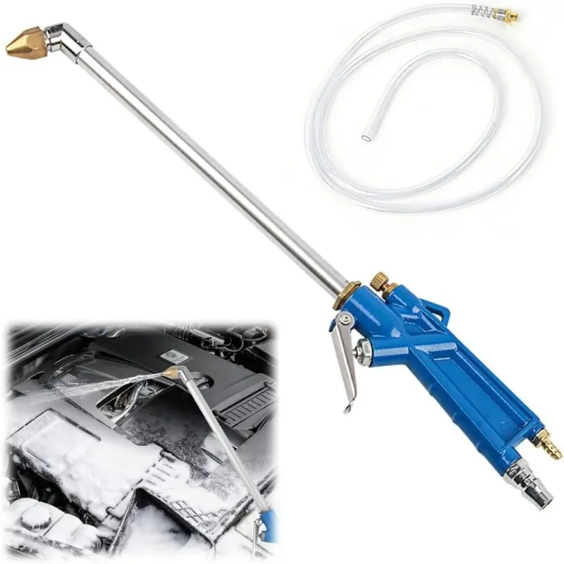 New Air-Operated Car Engine Cleaner Gun, Multi-Function Dust Blower Spray Gun, Handle, Aluminum Alloy Material, Model Xinghao, Portable, Pressure, Tool