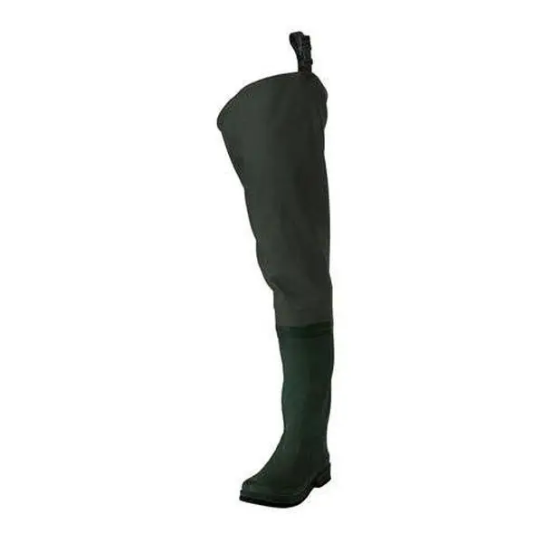 Frogg Toggs Mens Green Cascades 2-Ply Poly/Rubber Felt Bootfoot Hip Waders