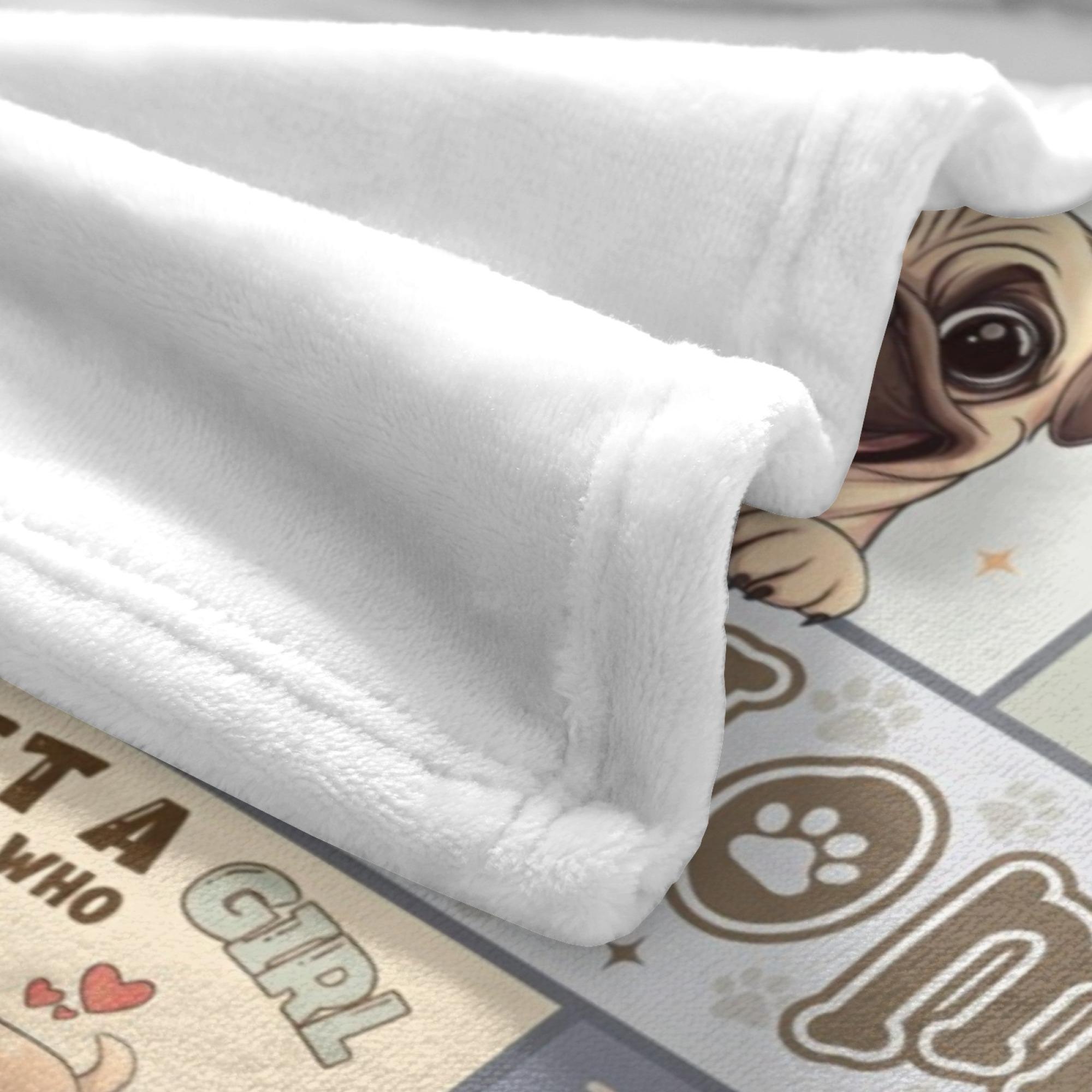 Pug Gifts for Women, Pug Blankets 60''x50'', Pugs Gifts for Lovers Mom, Puppy Gifts for Girls, Gifts for Pugs Dog Owners Lovers Woman Decorations Throw Blanket for Christmas Mothers Day cooling