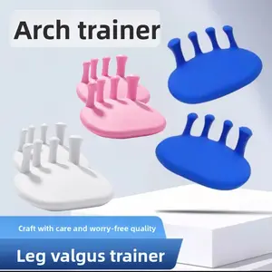 Toe Arch Trainer Thumb Valgus Corrector Toe Plantar Exercise Legs Sports Training Supplies Manicure Nail Daily Gentle Cutics White