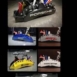 Brembo style brake caliper dealers organizer for car racing enthusiasts