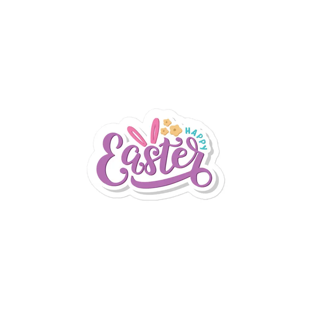 Happy Easter Bubble-free stickers