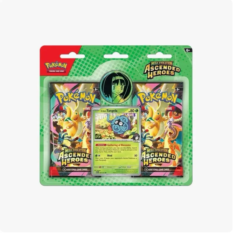 Pokemon TCG Trading Card Game Mega Evolutions Ascended Heroes 2 Packs