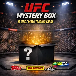 UFC Mystery Box – 5 UFC/MMA Trading Cards (Base + 1 Insert/Parallel/Numbered or Rookie Card)
