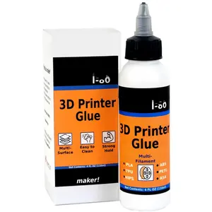 Printer Bed Adhesive for PLA, PETG, ABS, TPU & , Bed Glue for Multiple Build Plates, Reduces Warping, Easy Release, 4 fl oz (118ml) -  T-80