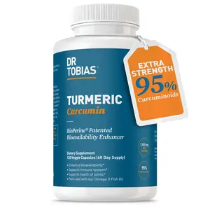 Turmeric Curcumin 1500mg with BioPerine, 95% Curcuminoids for Joint Support, Mobility & Daily Wellness, 120 Capsules