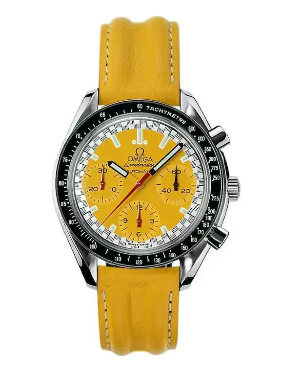 Omega Speedmaster Collection  Yellow Dial  Automatic Mechanical Movement  Stainless Steel  39.00 mm  #55247826