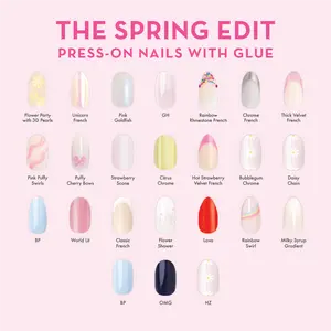 The Spring Edit Press-Ons with Glue